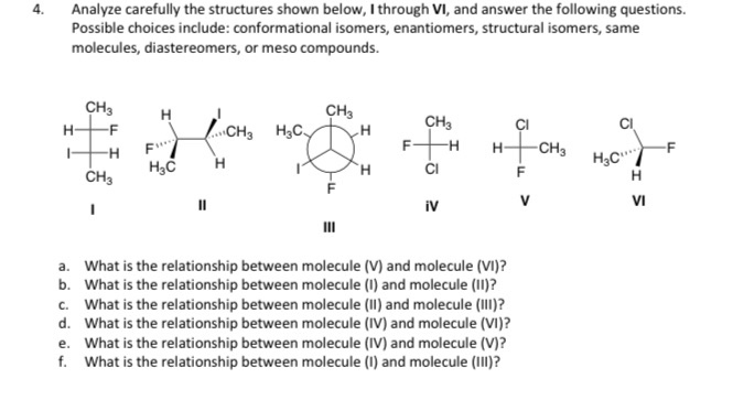 Solved Analyze Carefully The Structures Shown Below, I | Chegg.com