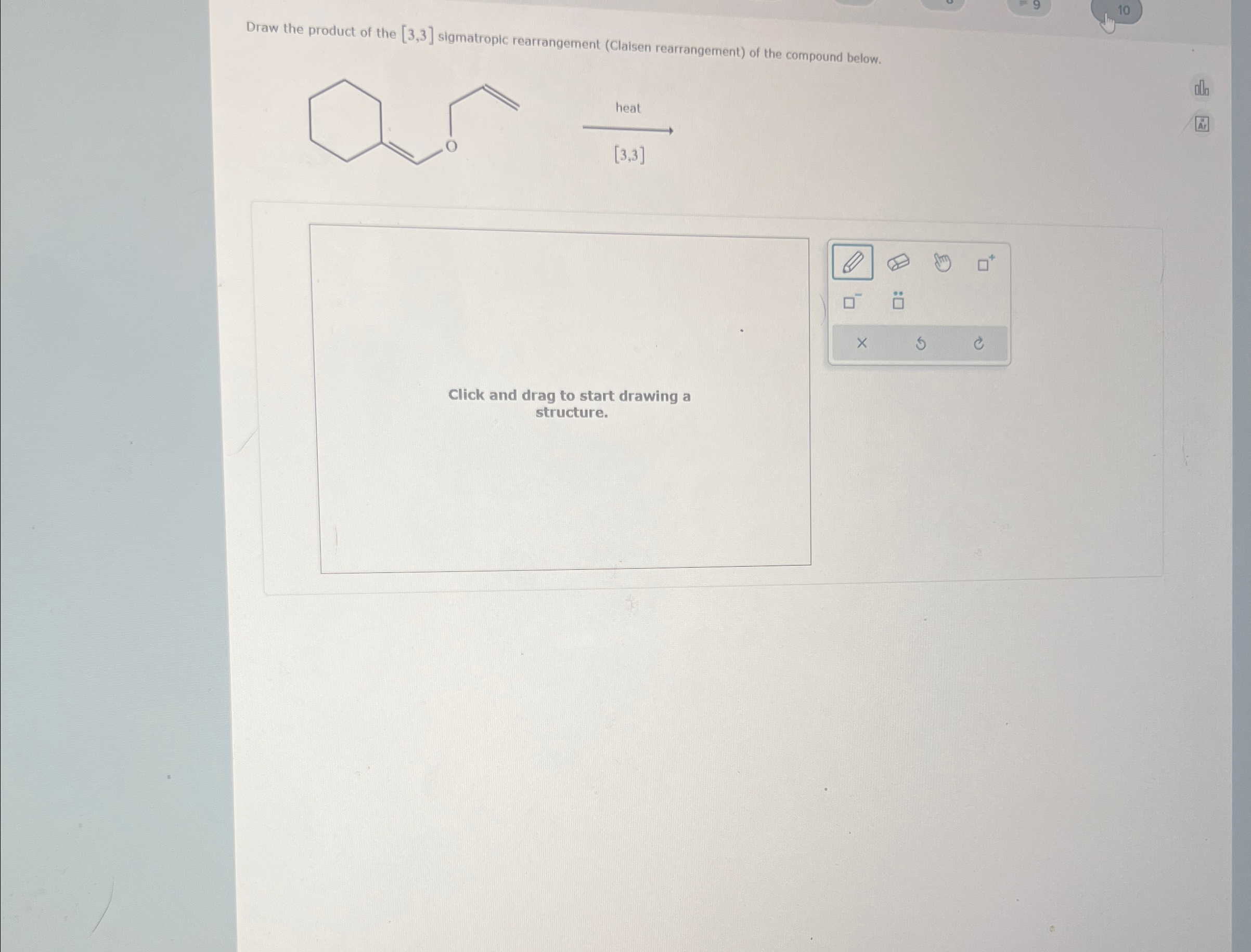 Solved Draw the product of the 3,3 ﻿sigmatropic | Chegg.com