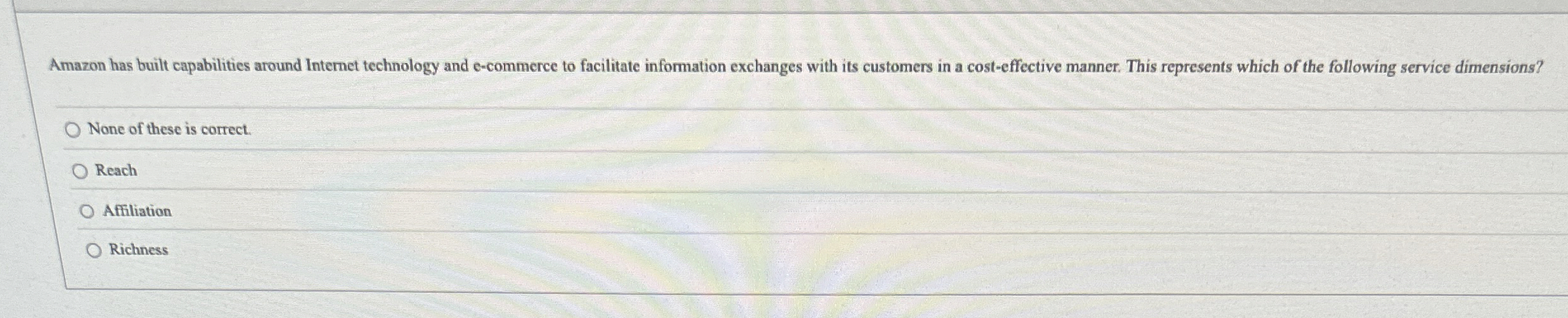 Solved Amazon has built capabilities around