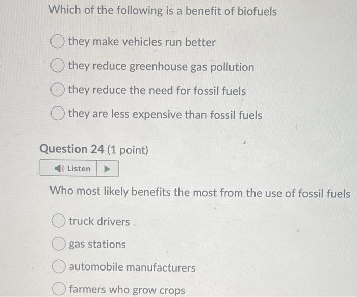 biofuels are they the fuels of the future reading answers test 6