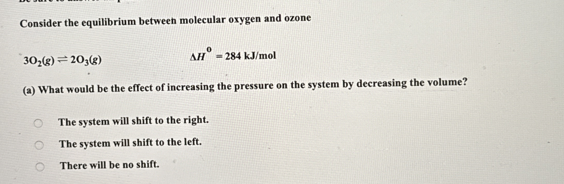 Solved Consider the equilibrium betweeh molecular oxygen and | Chegg.com