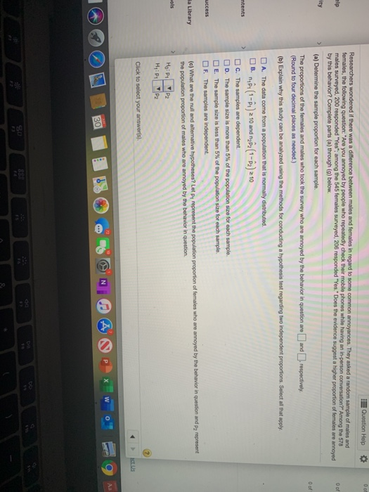 Solved 0 Question Help Researchers wondered if there was a | Chegg.com