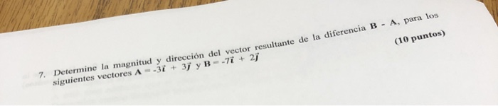 Solved 7. Determine La Magnitud Y Dirección Del Vector Resu | Chegg.com