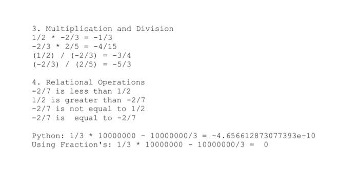 Solved Write a Fraction class (fraction.py) that represents | Chegg.com