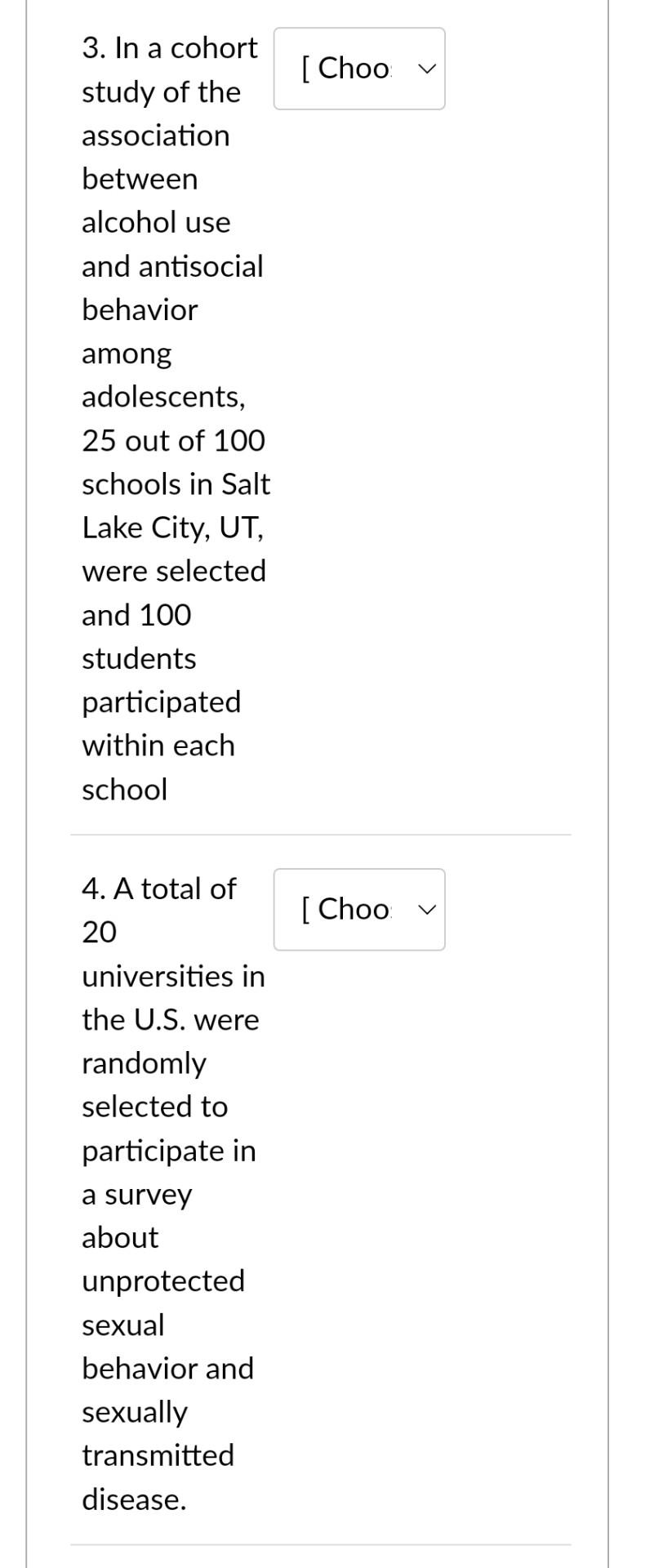 Solved For Questions 1 5 Determine The Methods Of Sampling Chegg solved-for-questions-1-5-determine-the-methods-of-sampling-chegg