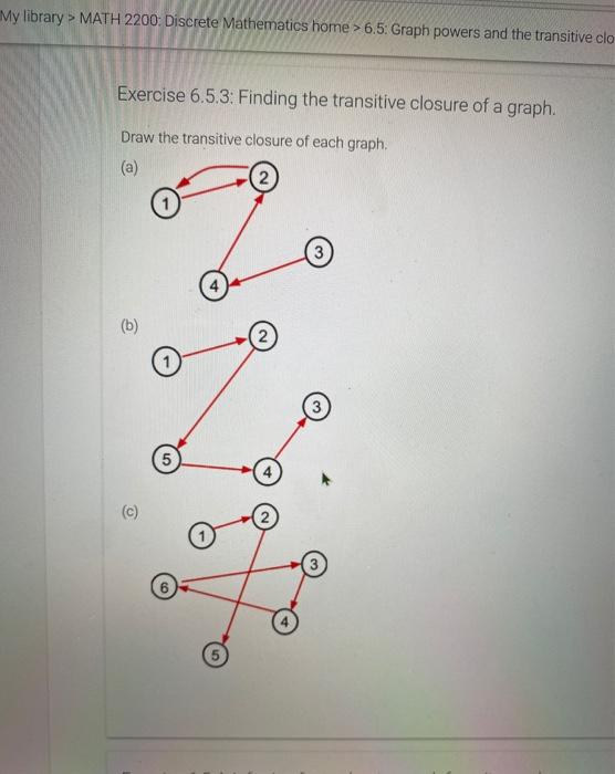 Solved y library > MATH 2200: Discrete Mathematics home > | Chegg.com