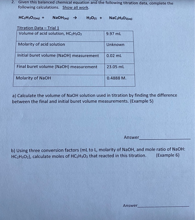 Calculate The Molarities Of Hc2h3o2 And Nac2h3o2 11+ Pages Answer [810kb] - Updated 2021 