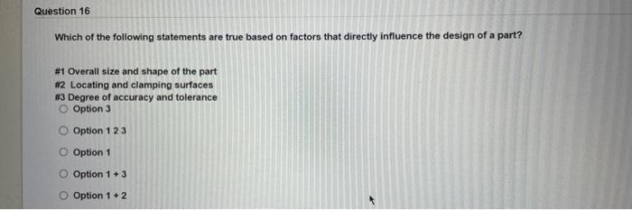 Solved Which of the following statements are true based on | Chegg.com