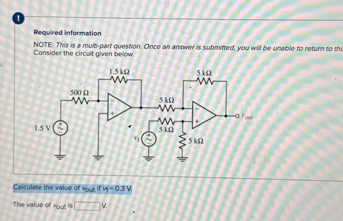 Solved Consider the circuit given below. Calculate the | Chegg.com