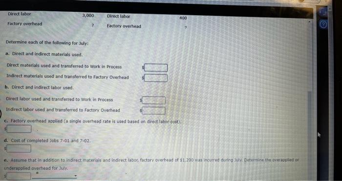 Solved Determining Manufacturing Costs Wagner Printing Inc. | Chegg.com