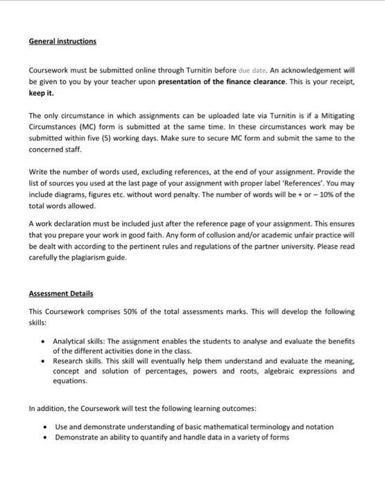 A. Written work A signed declaration that the work is | Chegg.com