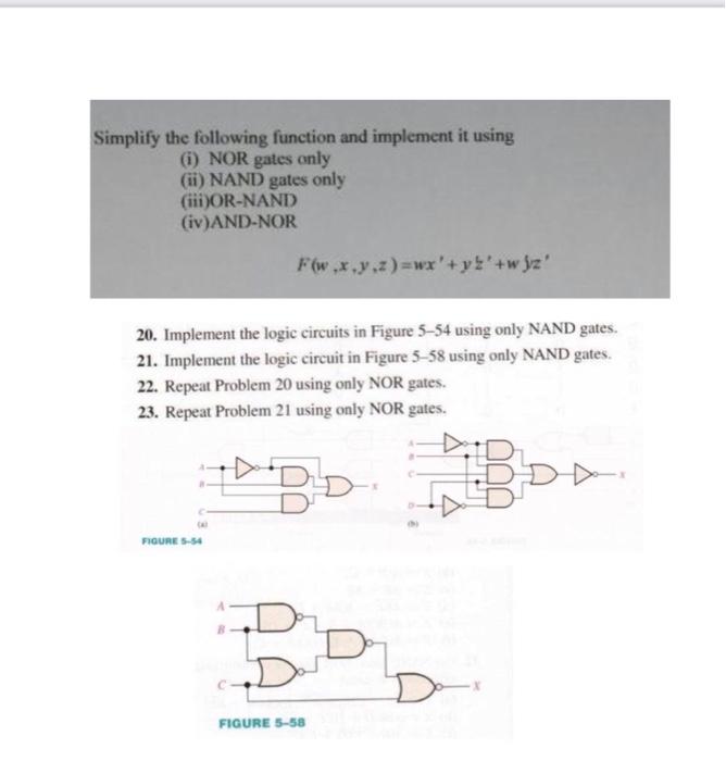 Solved 6. Multilevel NAND NOR implementation: (a) Draw the | Chegg.com
