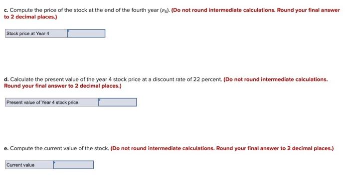 Solved Problem 10 34 Common stock value based on PV Chegg com