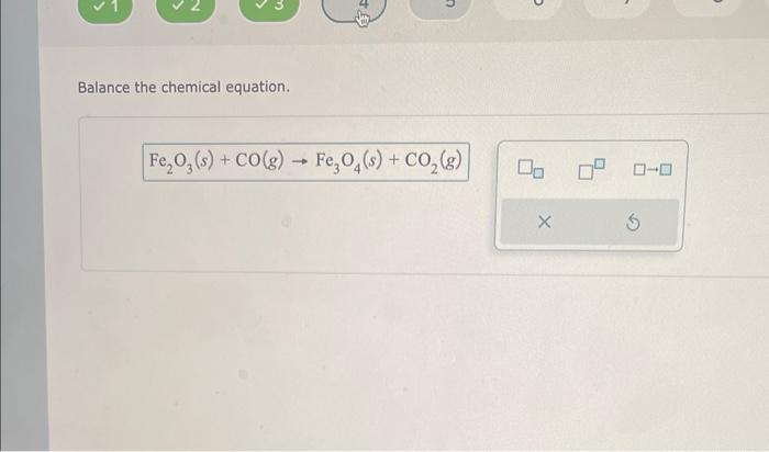 Solved Balance the chemical equation. | Chegg.com