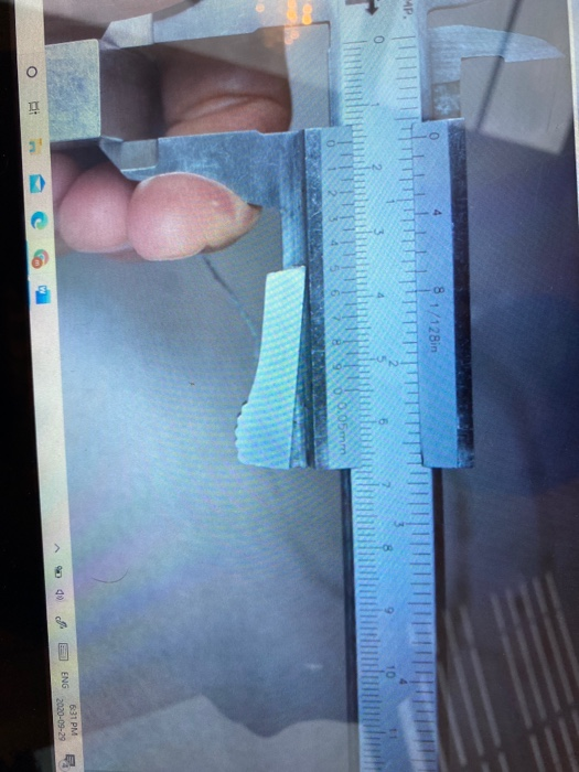 Solved i need someone to calculate the width for my physic | Chegg.com