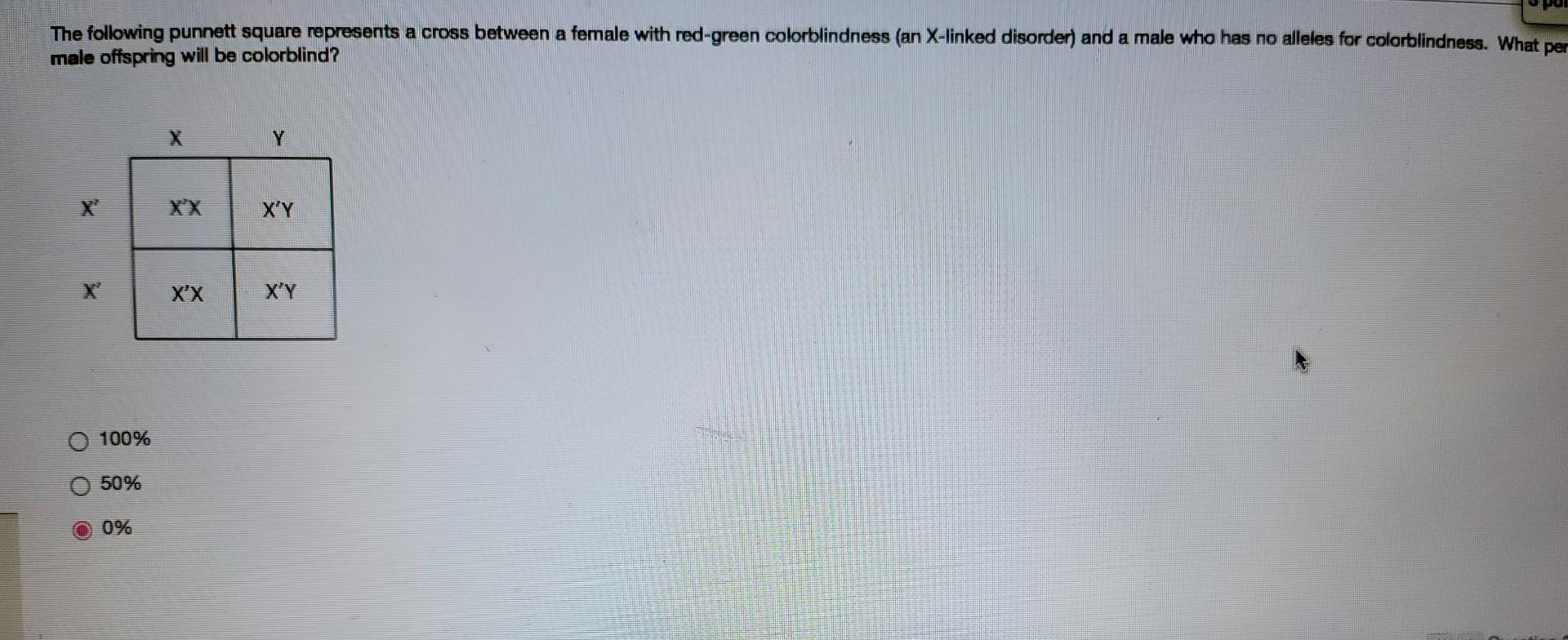 Solved The following punnett square represents a cross | Chegg.com