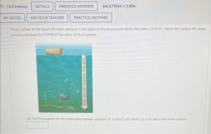 solved-at-the-surface-of-the-ocean-the-water-pressure-is