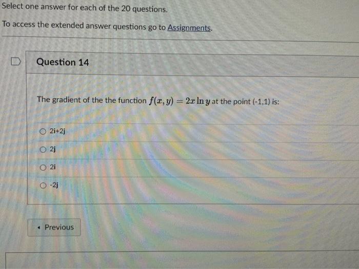 Solved Select one answer for each of the 20 questions. To | Chegg.com