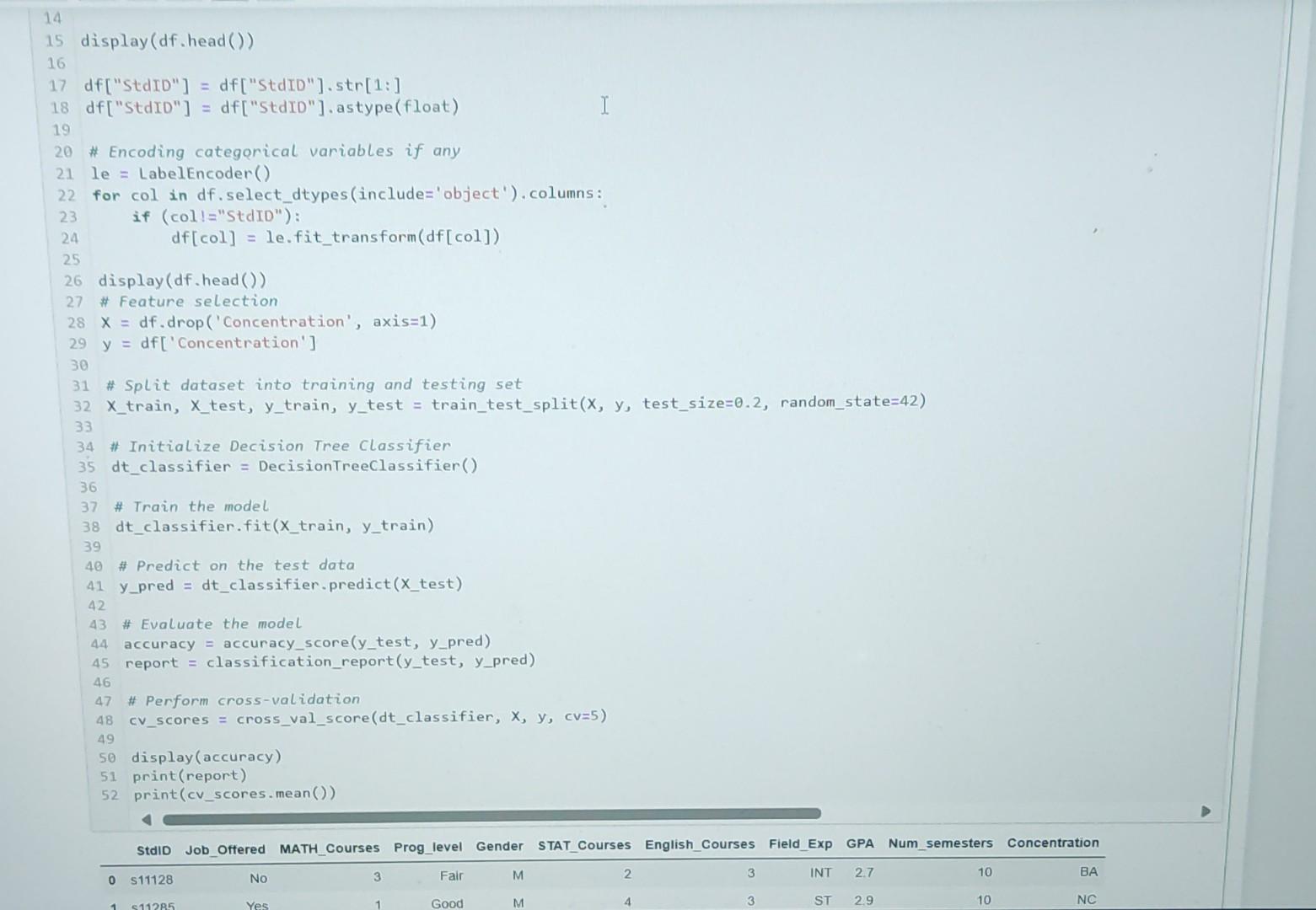 Solved \# To write the code for the questions provided, I | Chegg.com