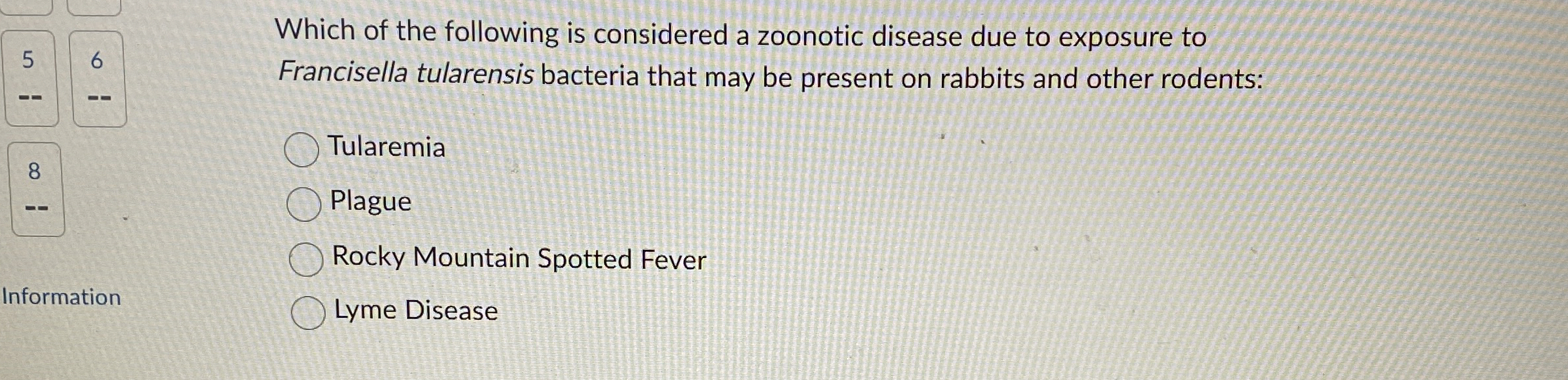 Solved Which of the following is considered a zoonotic