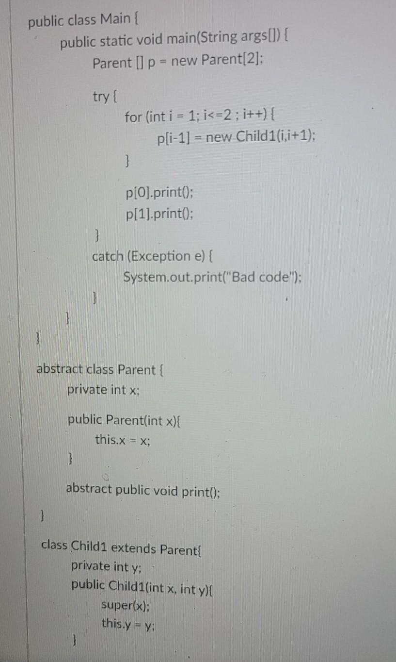 Solved public class Main { public static void main(String | Chegg.com