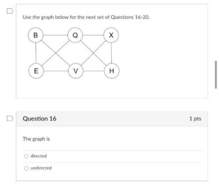 Solved Use the graph below for the next set of Questions | Chegg.com
