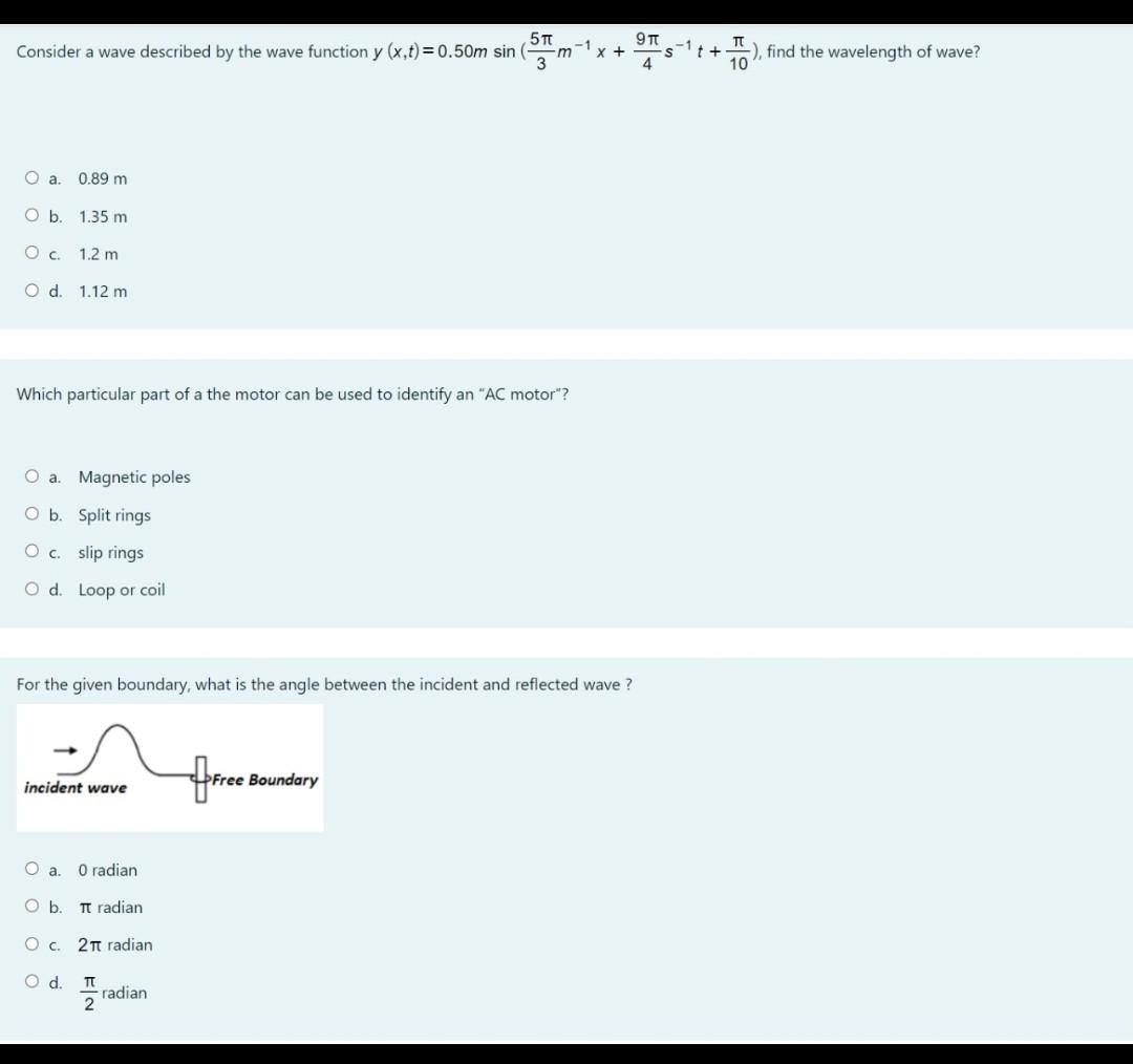 Solved 9TT Consider a wave described by the wave function y | Chegg.com