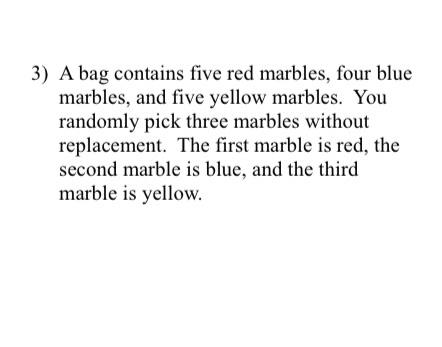 Three Red Marbles