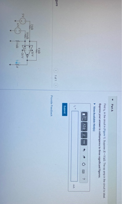 Solved Part A Find i, in the circuit in (Figure 1). Suppose | Chegg.com