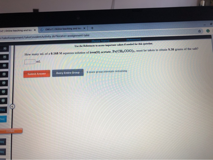 Solved w21 Online teaching and lee x 2 OWL2 Online teaching | Chegg.com