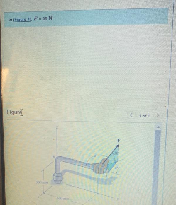 Solved Part A Determine the magnitude of the component of | Chegg.com