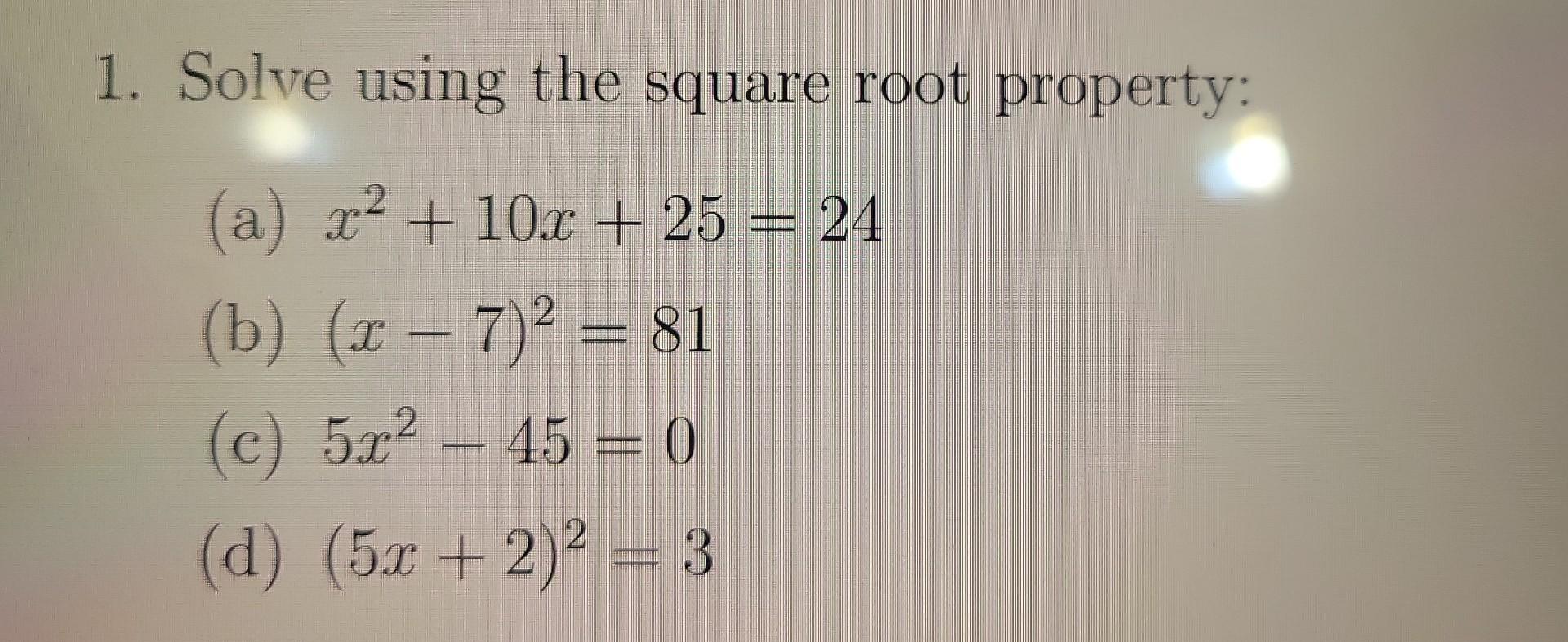 5 2 x 7 )= 45