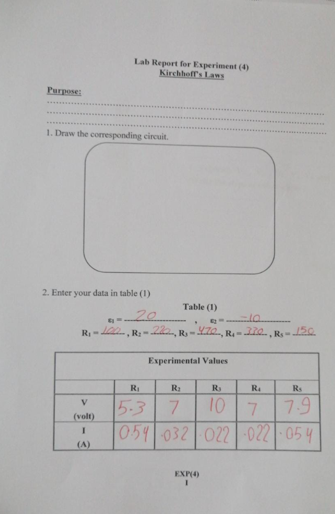 kirchhoff's law experiment lab report conclusion