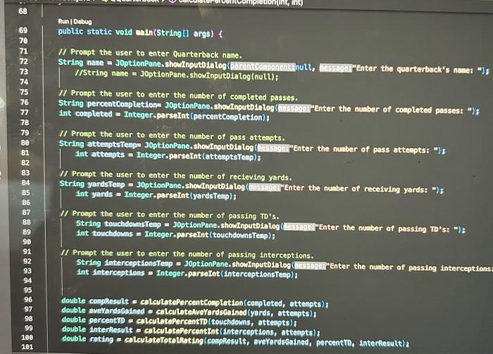 please help me write the whole program using grid | Chegg.com