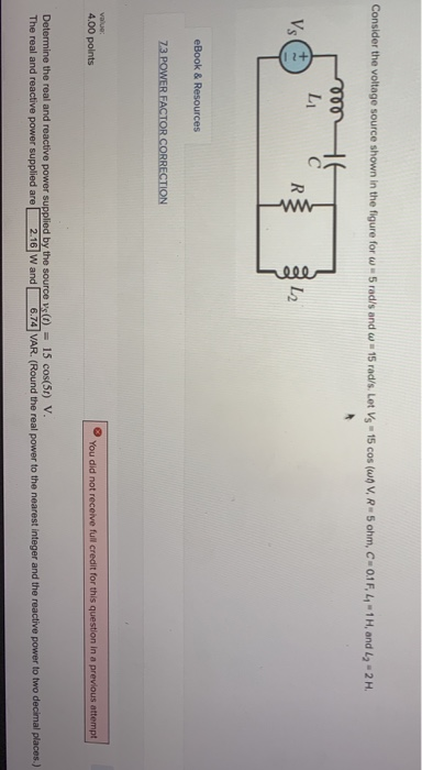 Solved Consider the voltage source shown in the figure for w | Chegg.com