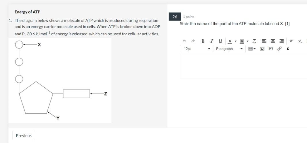 Solved 1. The diagram below represents an overview of the | Chegg.com