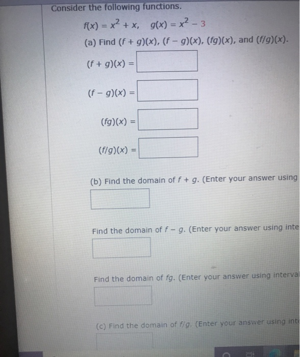 Solved Consider The Following Function Fx X² 4x 13 8473