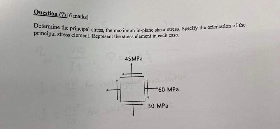 Solved Determine The Principal Stress The Maximum In Plane Chegg Solved Determine The Principal Stress The Maximum In Plane Chegg