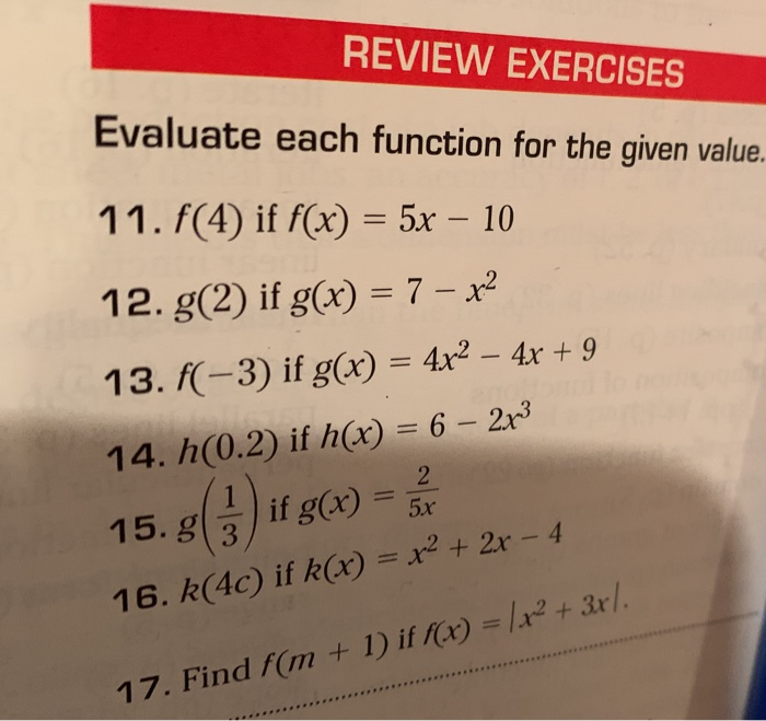 13 F 3 If G X 4x2 4x 9 Review Exercises Chegg Com