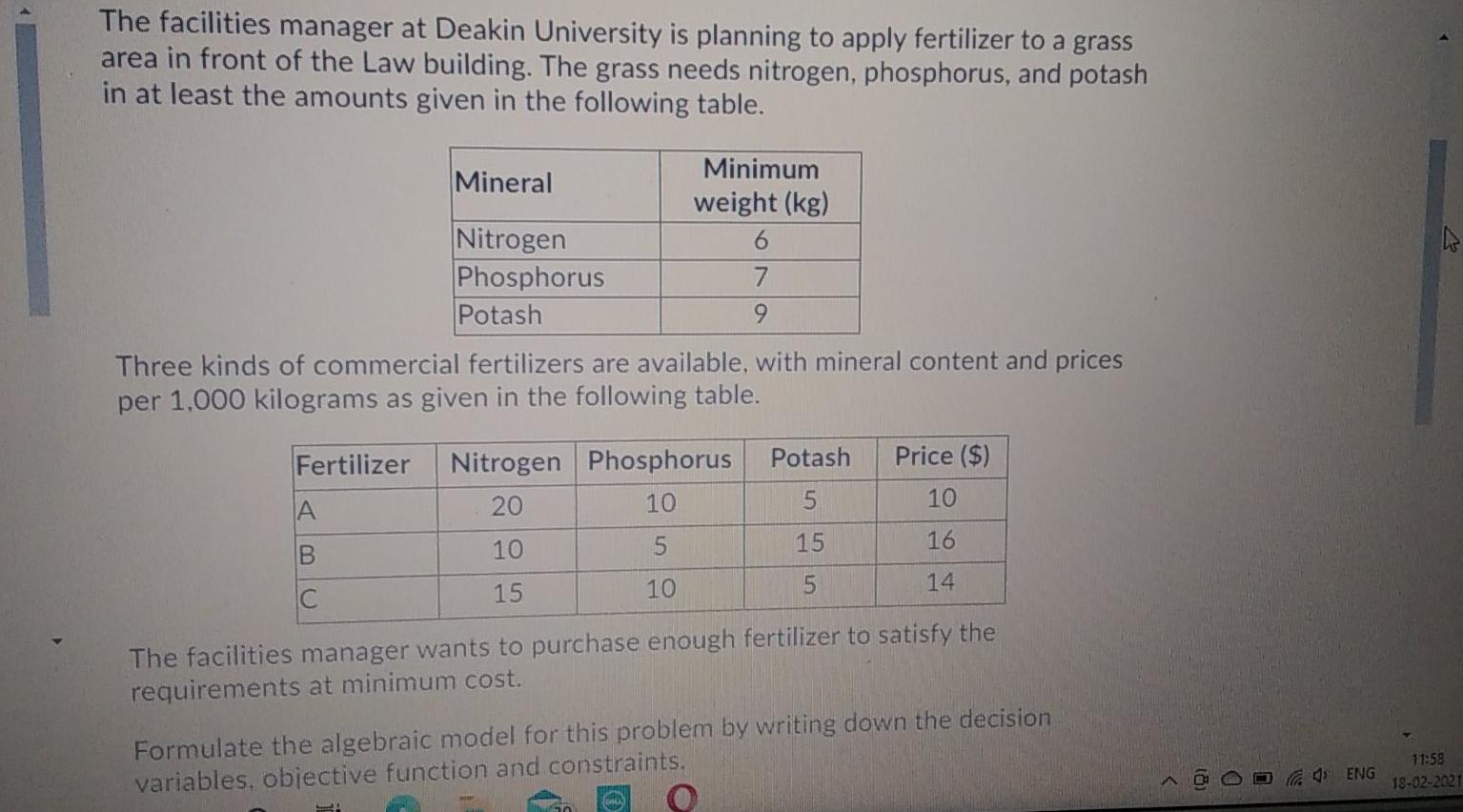 solved-the-facilities-manager-at-deakin-university-is-chegg