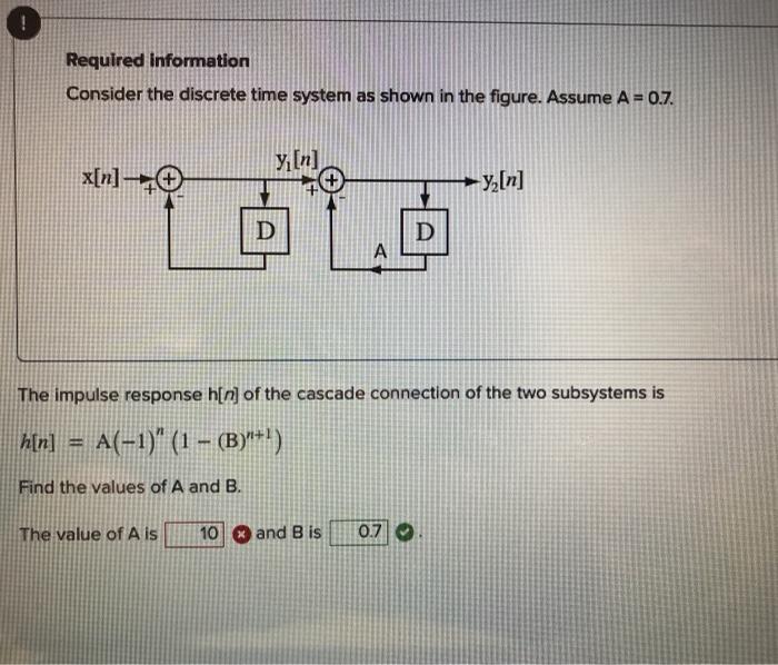 Solved Required information Consider the discrete time | Chegg.com