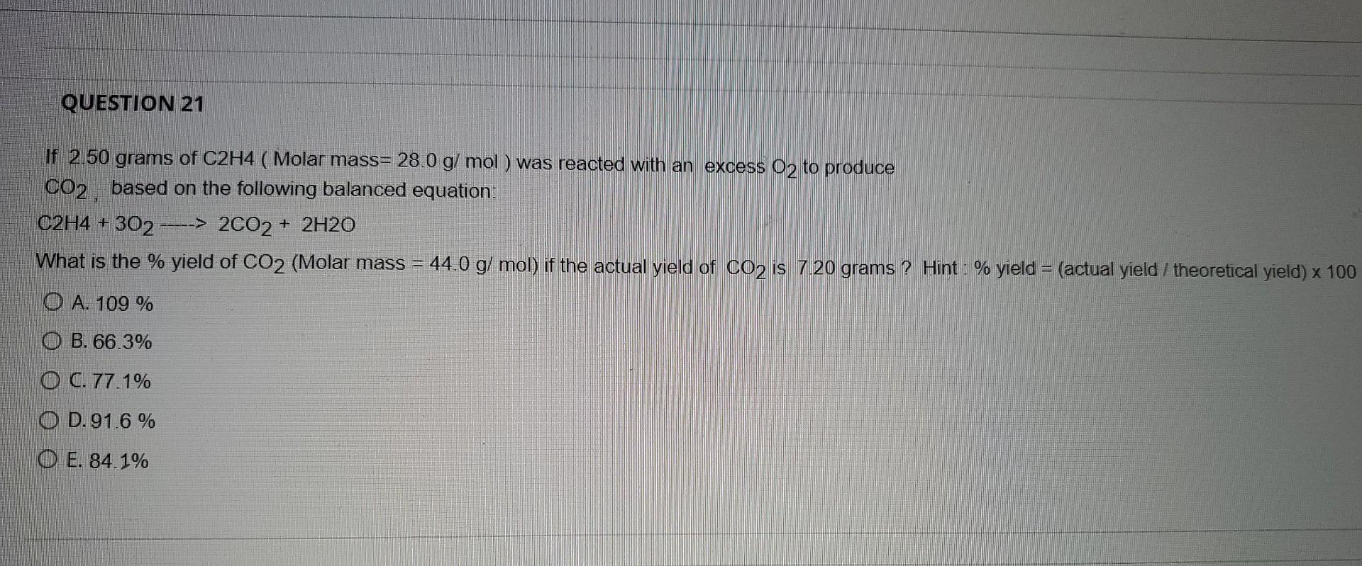 Solved QUESTION 8 Which of the following compounds is Chegg