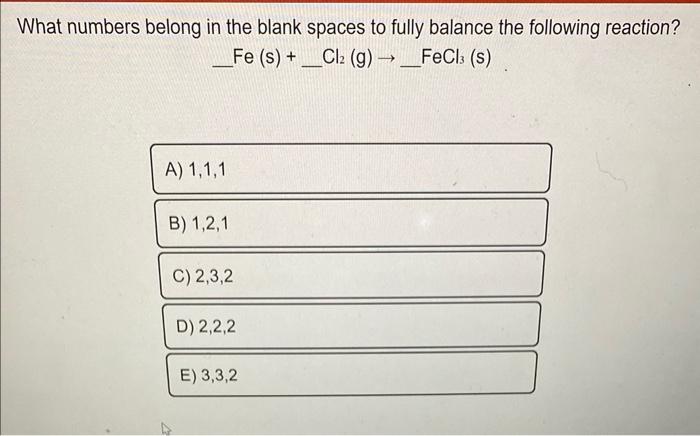 Solved What numbers belong in the blank spaces to fully | Chegg.com