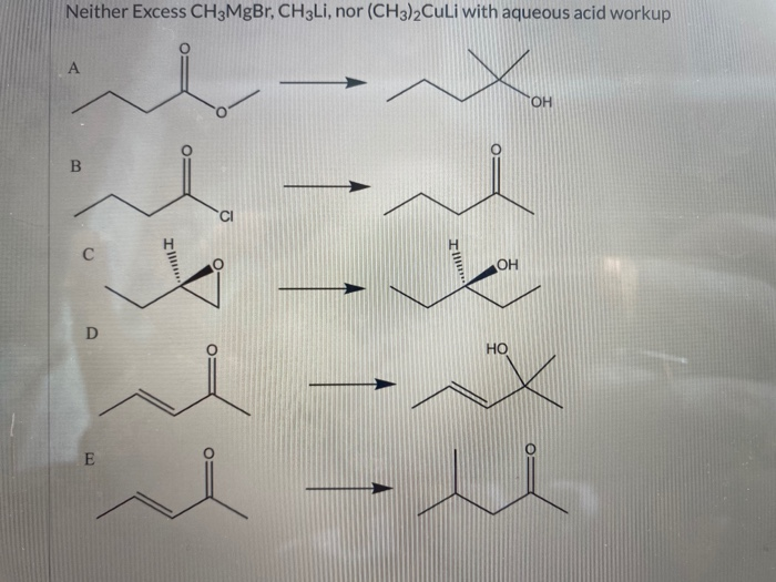 Match Transformations Solved Match transformation with the reagents that would | Chegg.com