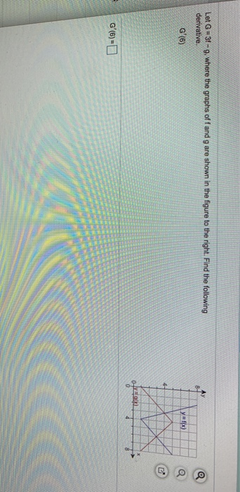 Solved Let G 3f-g. where the graphs of f and g are shown in | Chegg.com