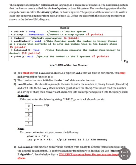 Solved The language of computer, called machine language, is | Chegg.com