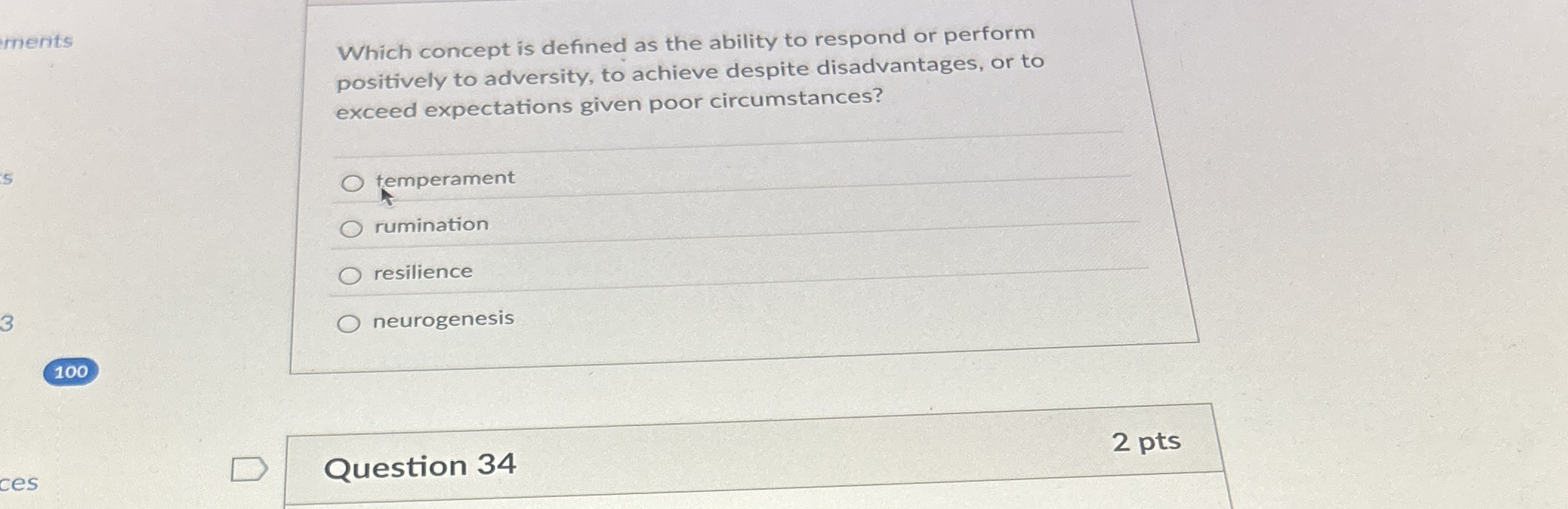 Solved Which concept is defined as the ability to respond or | Chegg.com