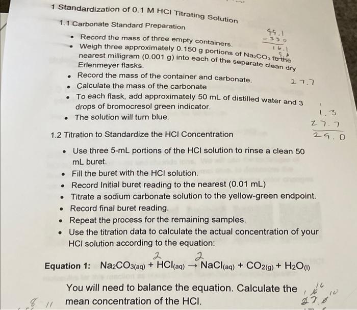 Standardization of Hrı Borax Ksp Temperature 1(∘C)