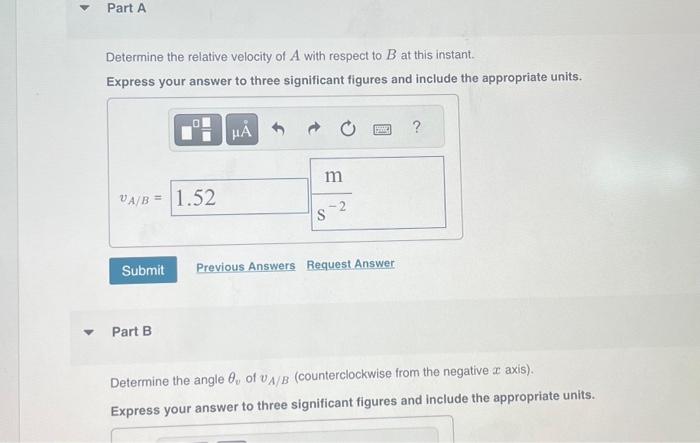 Solved At the instant shown, the bicyclist at A is traveling | Chegg.com