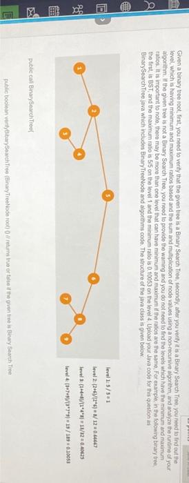 Solved Given a binary tree root, first, you need to verity | Chegg.com